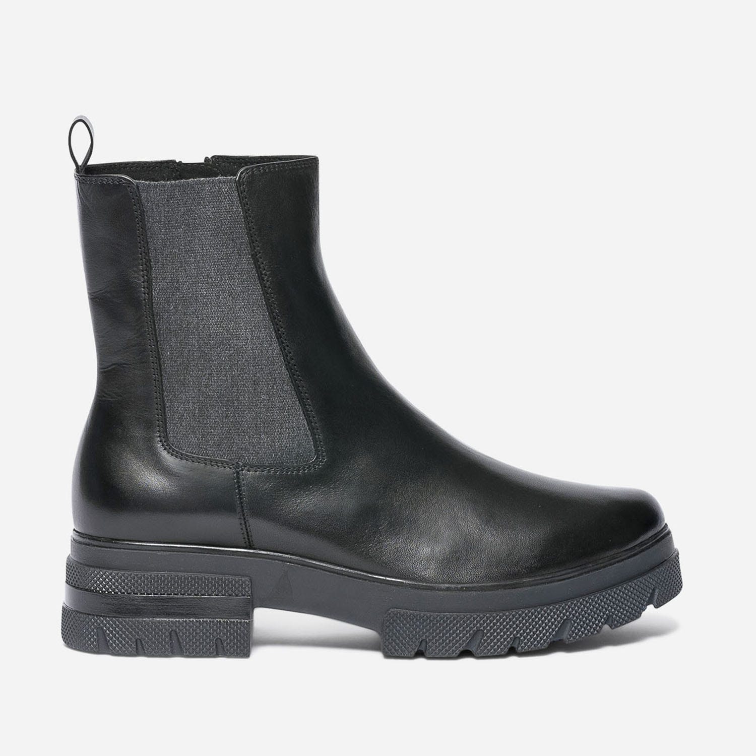 Chelsea boots CAPRICE noir en cuir lisse