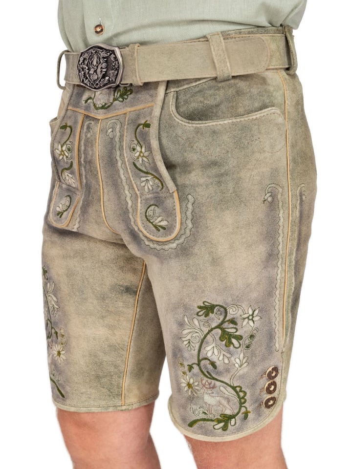 MADDOX Lederhose FLEESENSEE in braun günstig kaufen