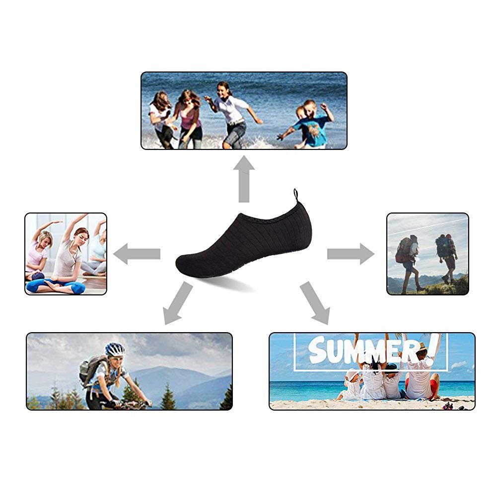 fulaide Strandschuhe Damen Herren Wasserschuhe Badeschuhe Tauchen Barfußschuhe Badeschuh