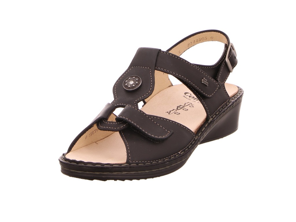FINN COMFORT Keilsandalen schwarz Adana