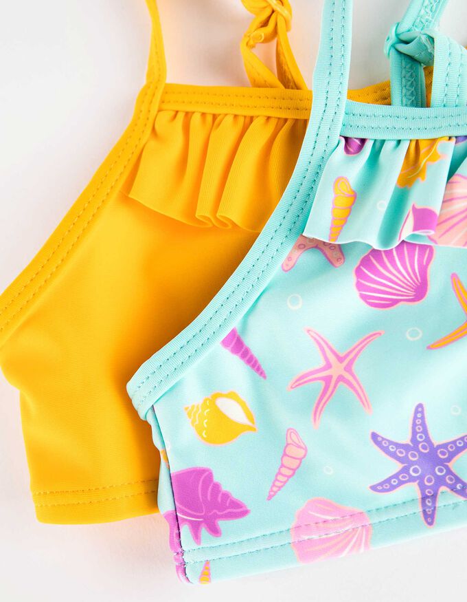 Set aus Bikinitop und Bikinislip - 2er-Pack