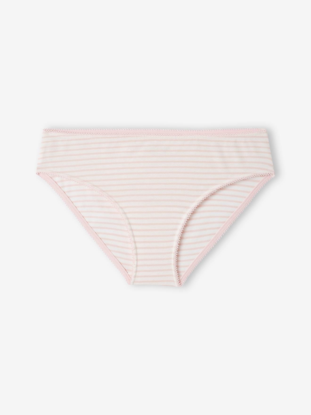 Vertbaudet 7er-Pack Mädchen Slips BASIC Oeko-Tex - wollweiß