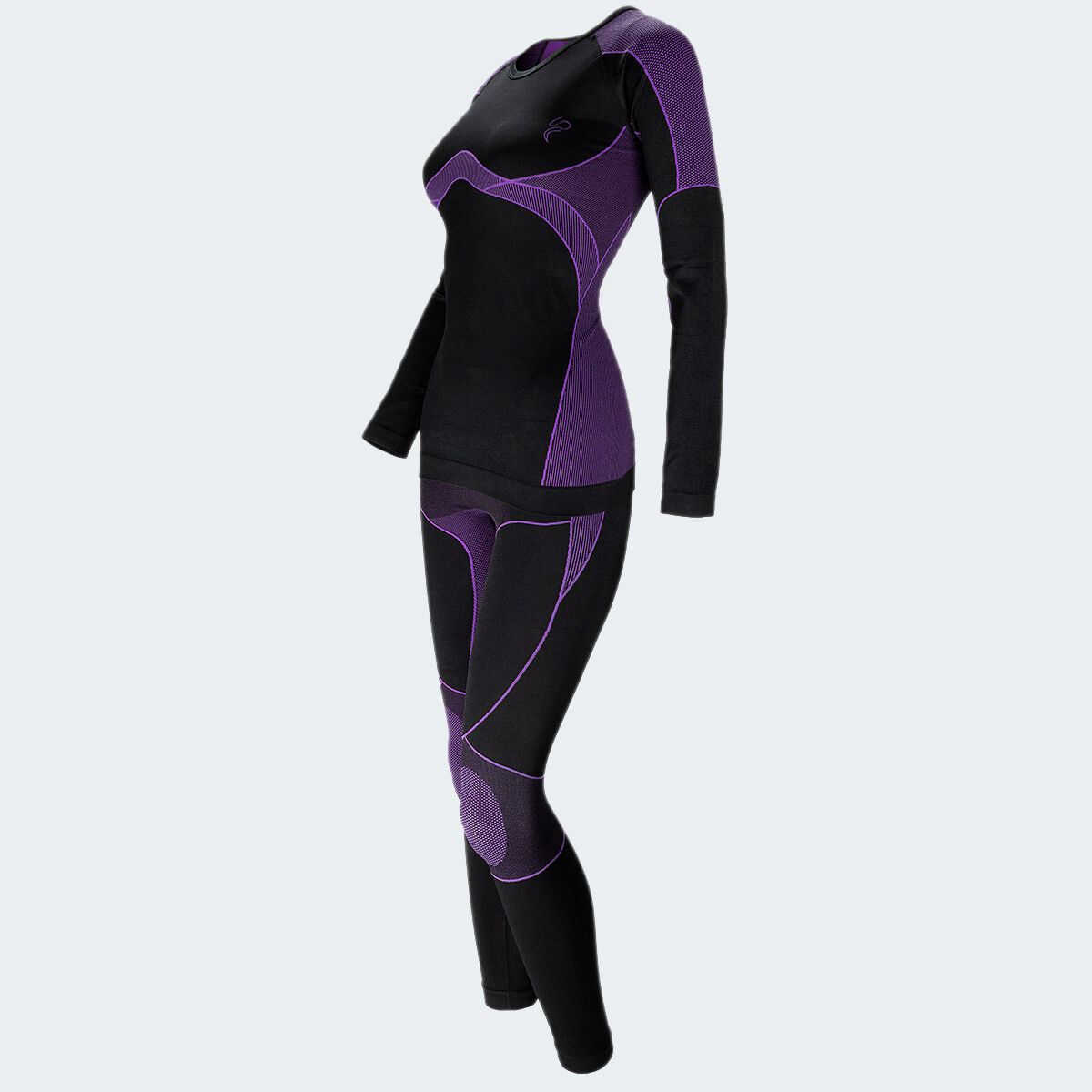 Black Snake Lilac Damen Funktionsunterwäsche Set