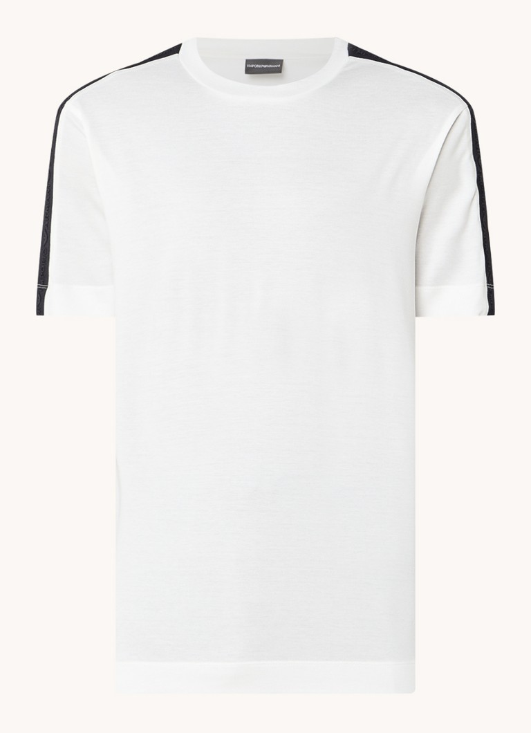 Tricou Emporio Armani cu logo brodat