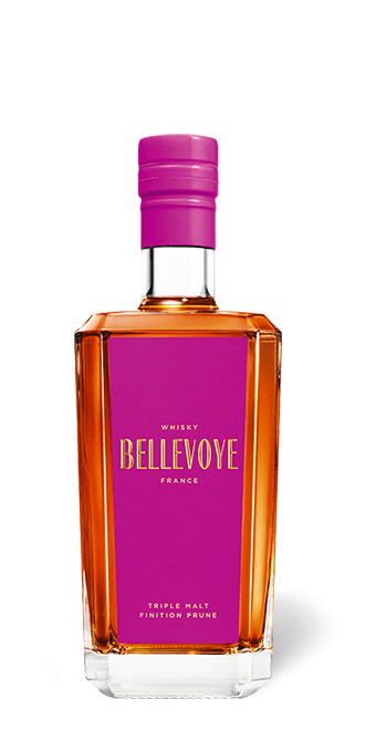 Whisky / France Bellevoye 70 cl - Prune triple malt « finition eaux de vie de prunes »