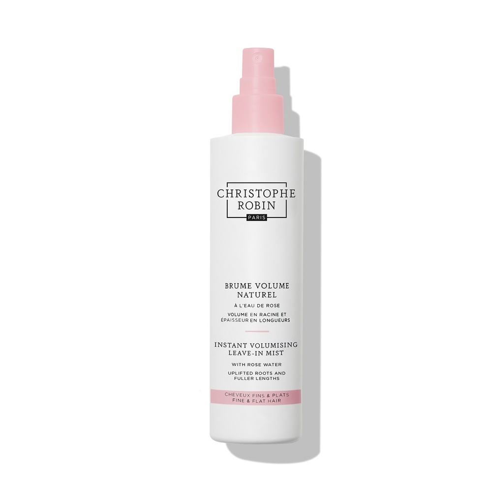 christophe robin Brume volumisante instantanée à l'eau de rose Brume Volumisante