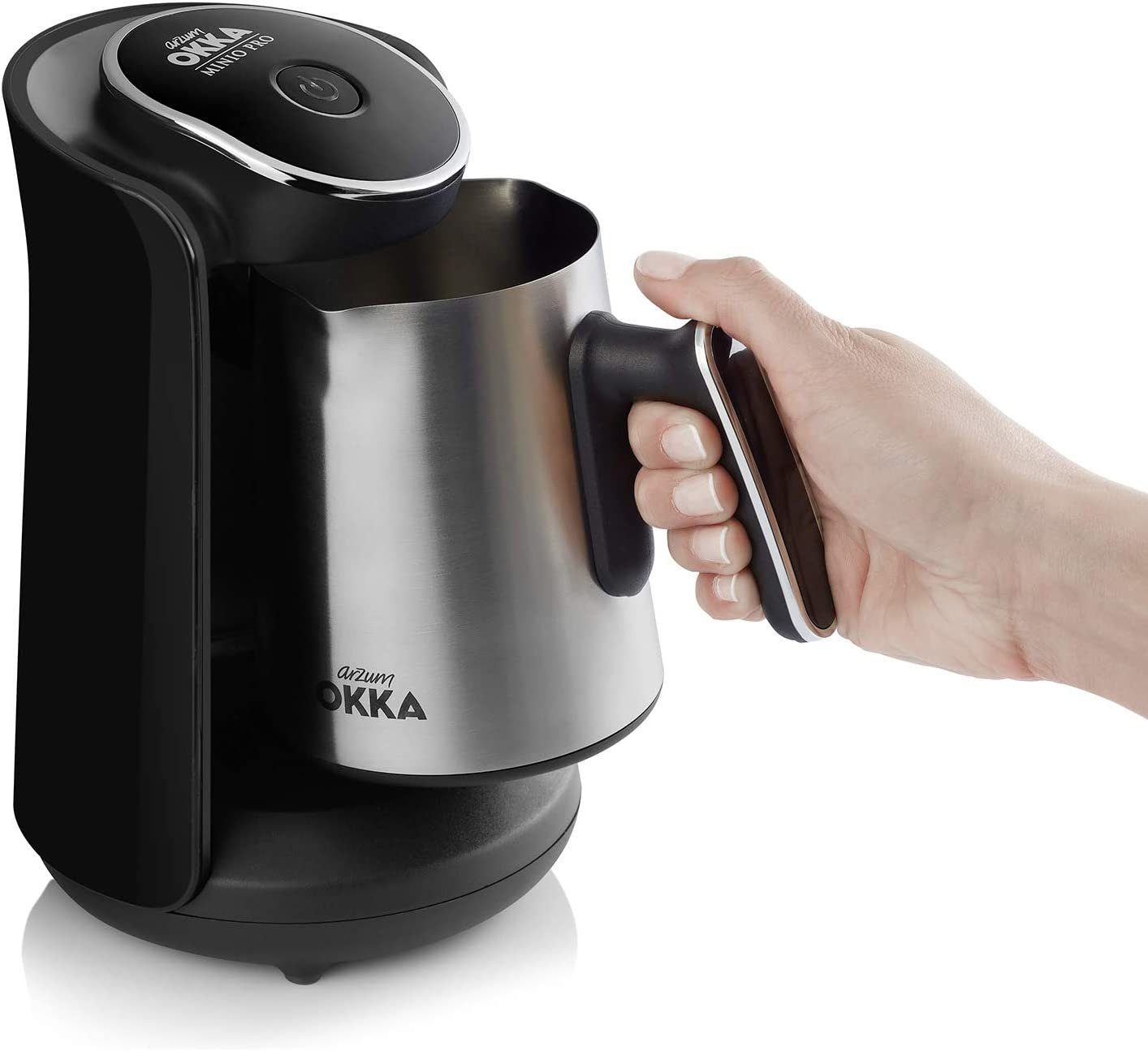Arzum Espressomaschine Okka OK0010, Türkische Kaffeemaschine, 18/10 Edelstahl