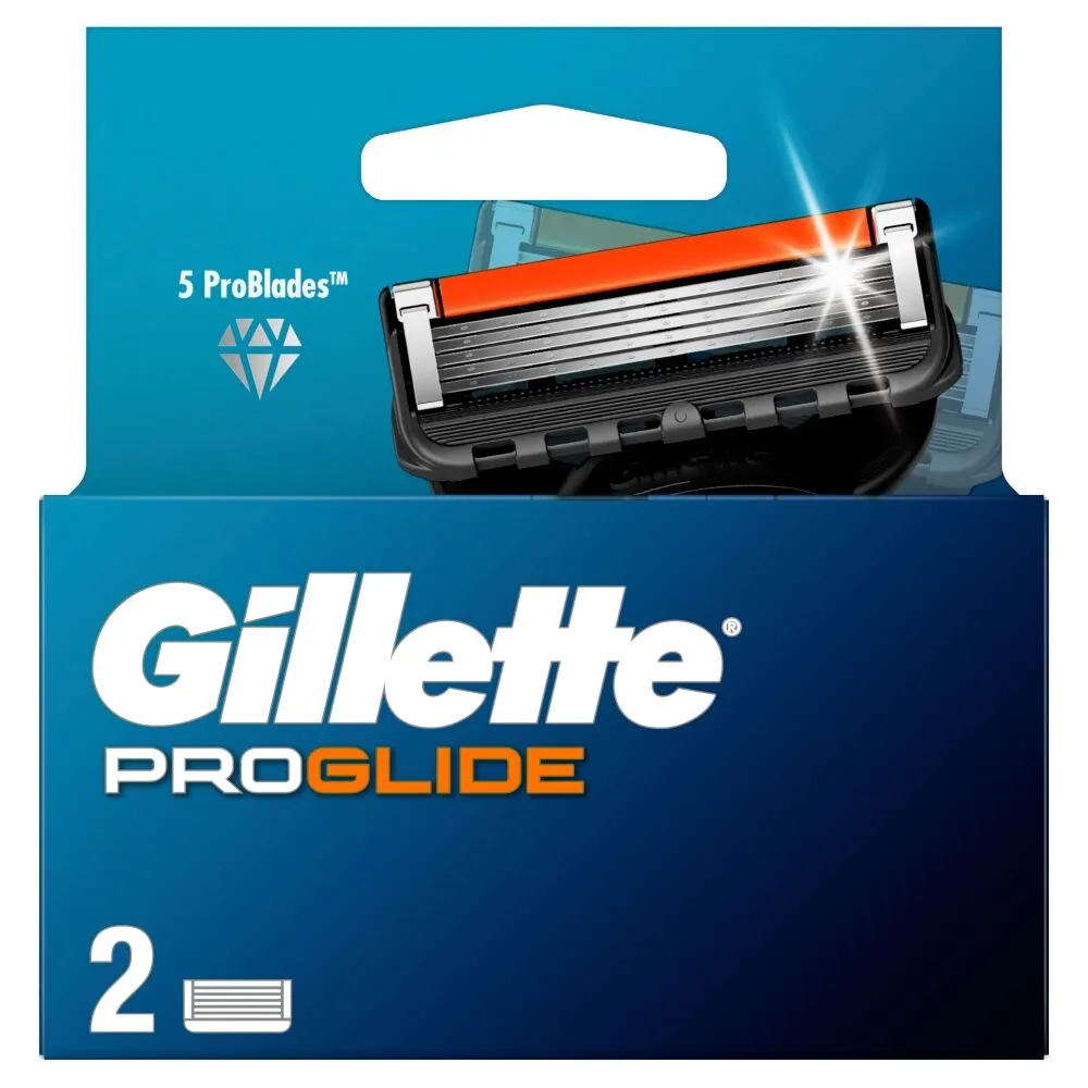 Gillette Fusion Proglide rankiniai skustuvų papildymai, 2 vnt.