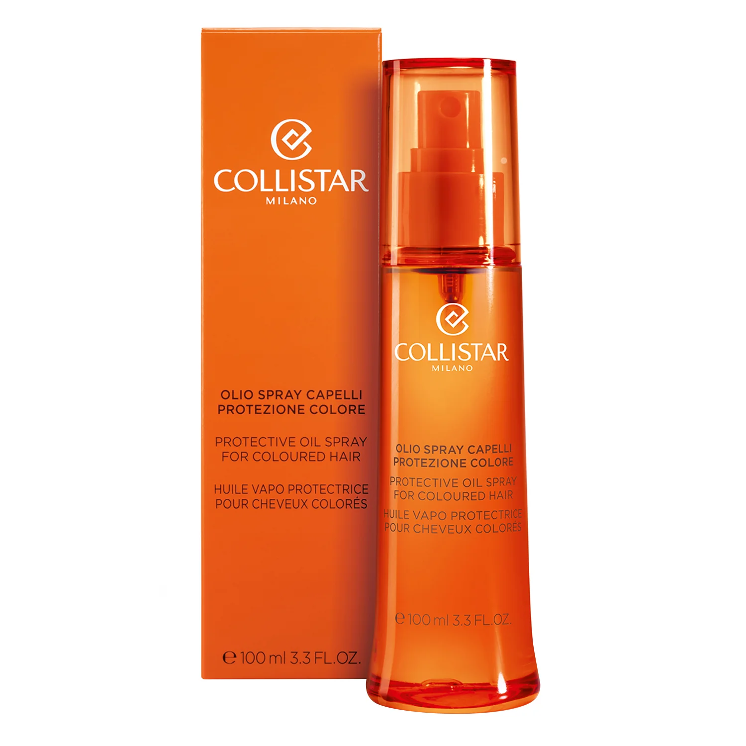 Spray de aceite bronceador para la protección del color - Tratamiento de protección solar para el cabello