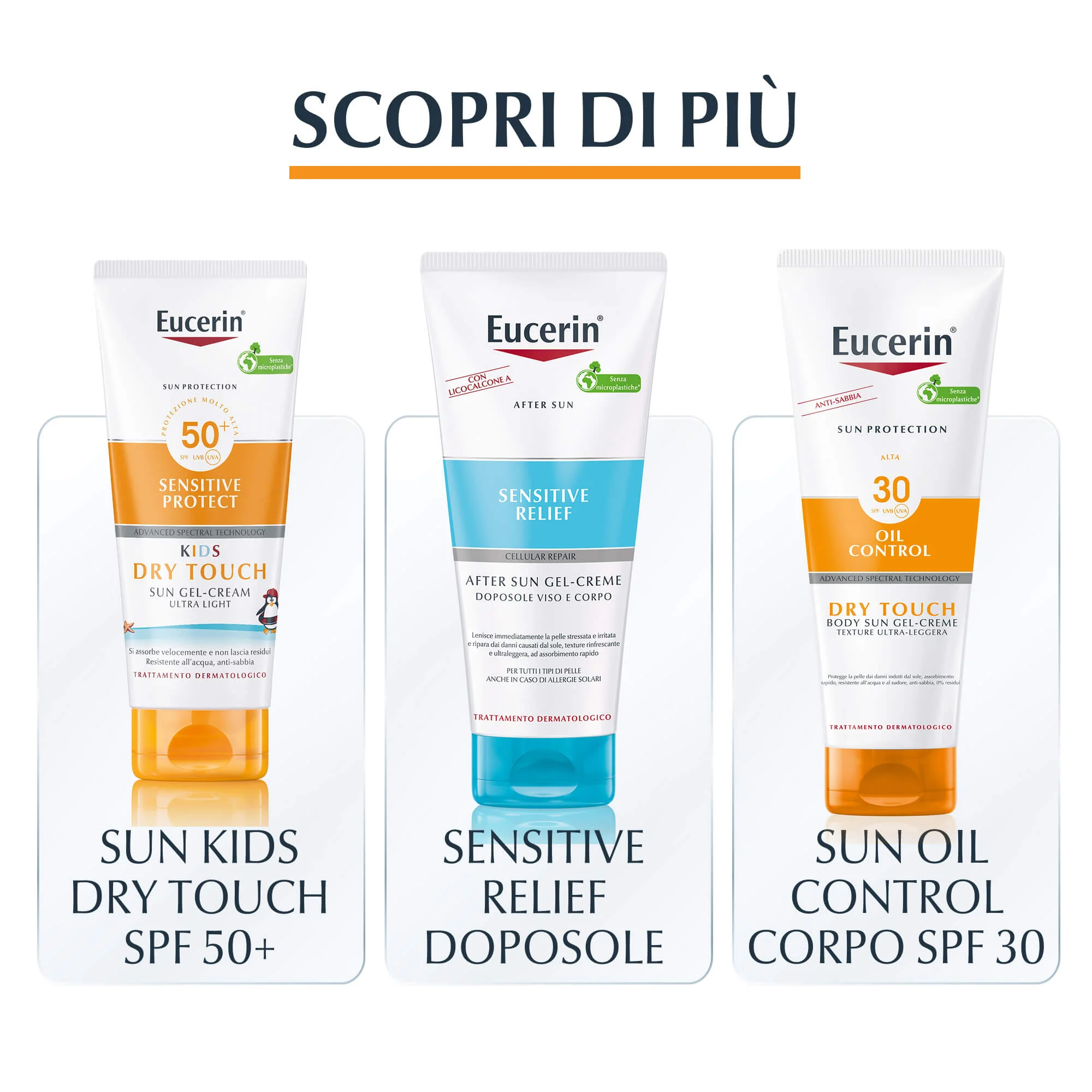 Solbeskyttelse Dry Touch Solspray Transparent SPF50 - Solspray med høy beskyttelse for kroppen.