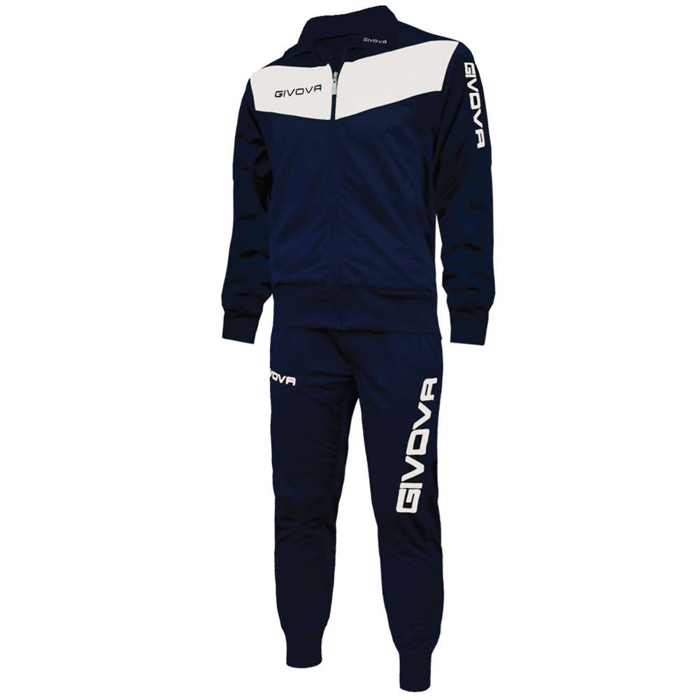 Givova Tuta Visa Trainingsanzug navy/weiß