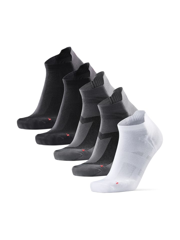 DANISH ENDURANCE Socken No Show Running in black/grey/white günstig kaufen