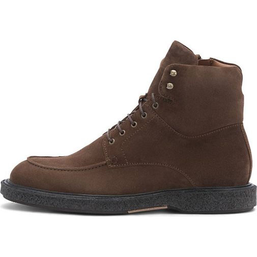Lottusse Braune Kalb Wildlederstiefel