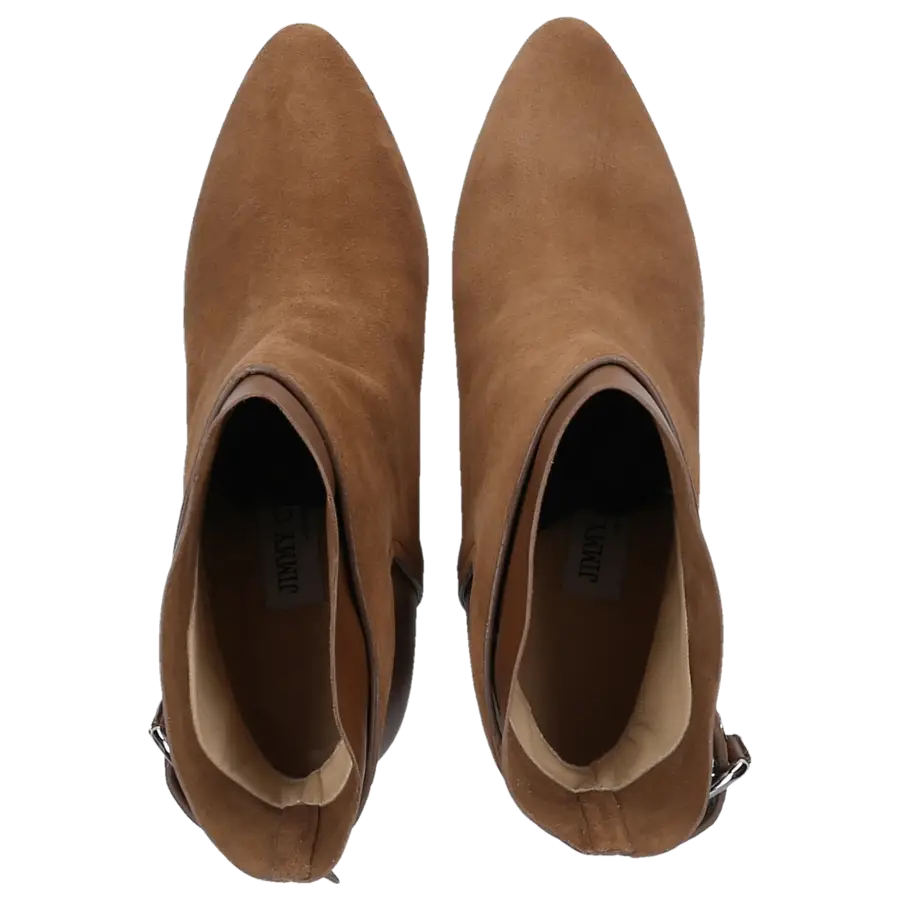 Jimmy Choo - Stiefeletten MAJOR 85 Kalbsleder Veloursleder braun - braun