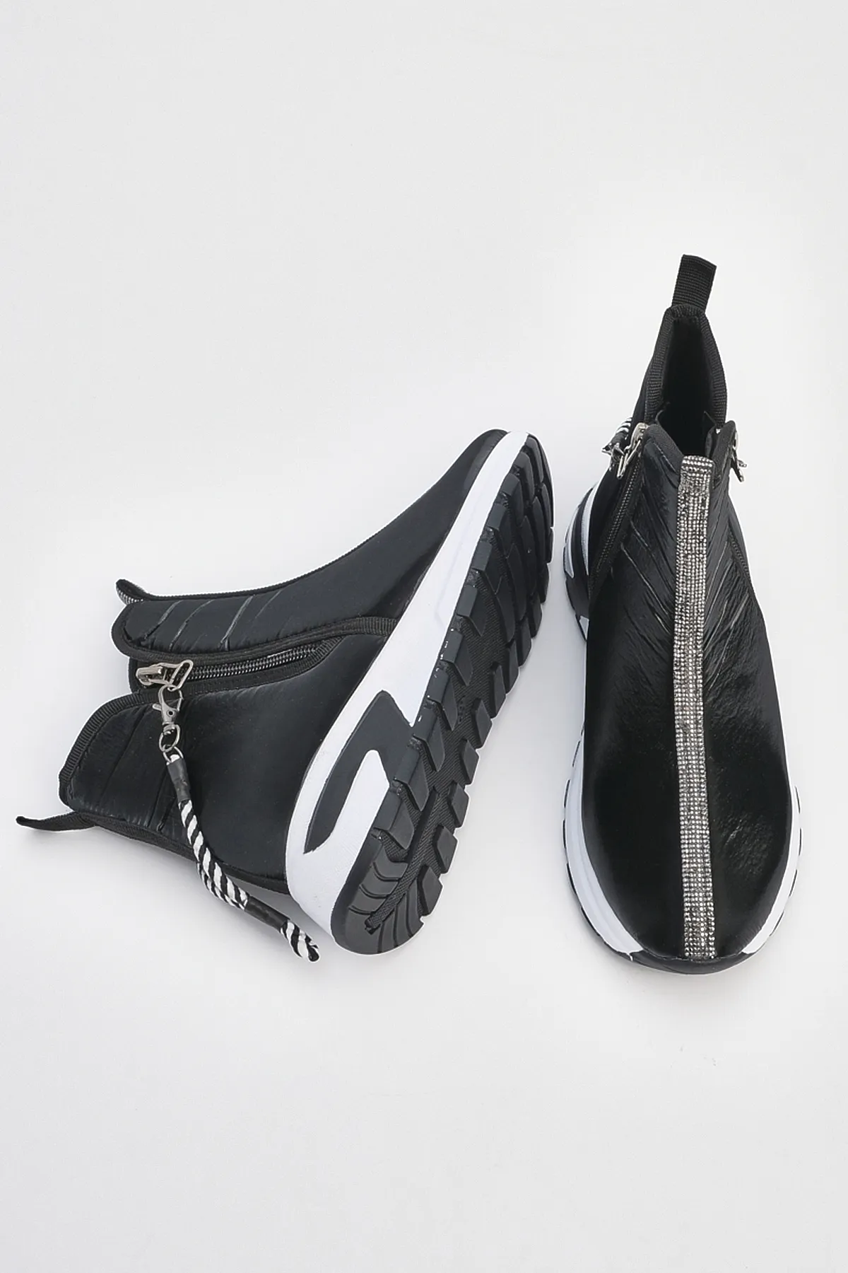 Marjin  Stiefelette - Schwarz - Flacher Absatz