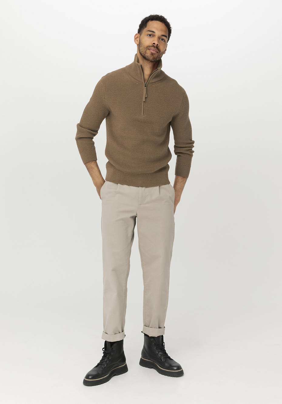 Troyer aus Bio-Merino und Bio-Baumwolle