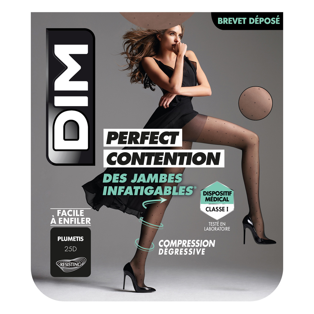 DIM Collant Perfect Contention Plumetis Collant