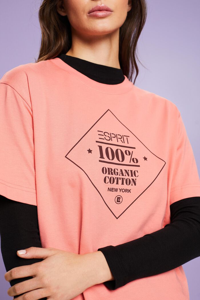 T-Shirt aus Bio-Baumwolle mit Print