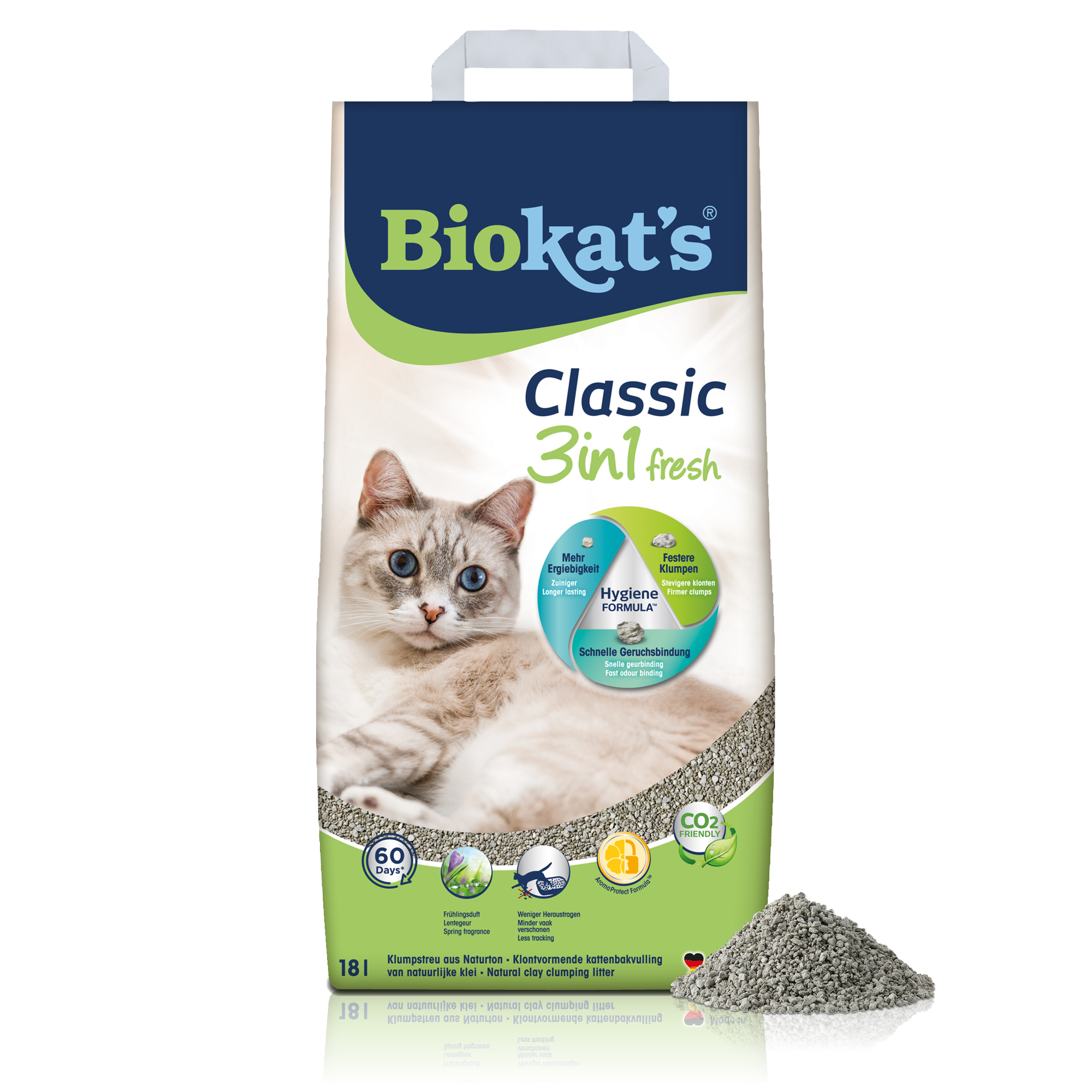 Biokat's Katzenstreu Biokat's classic fresh 3in1 18 l