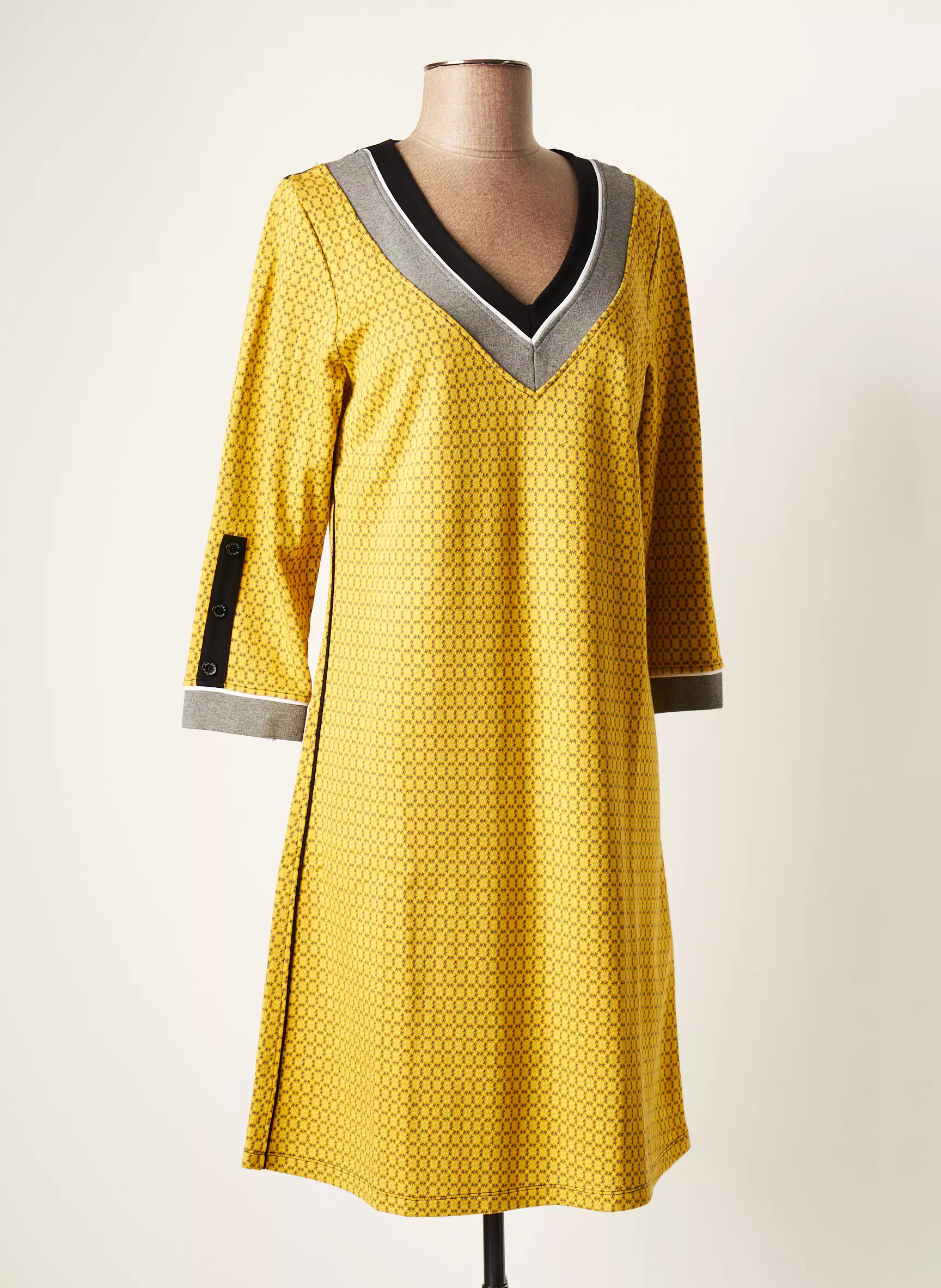 Maloka Robes Mi Longues Femme couleur jaune