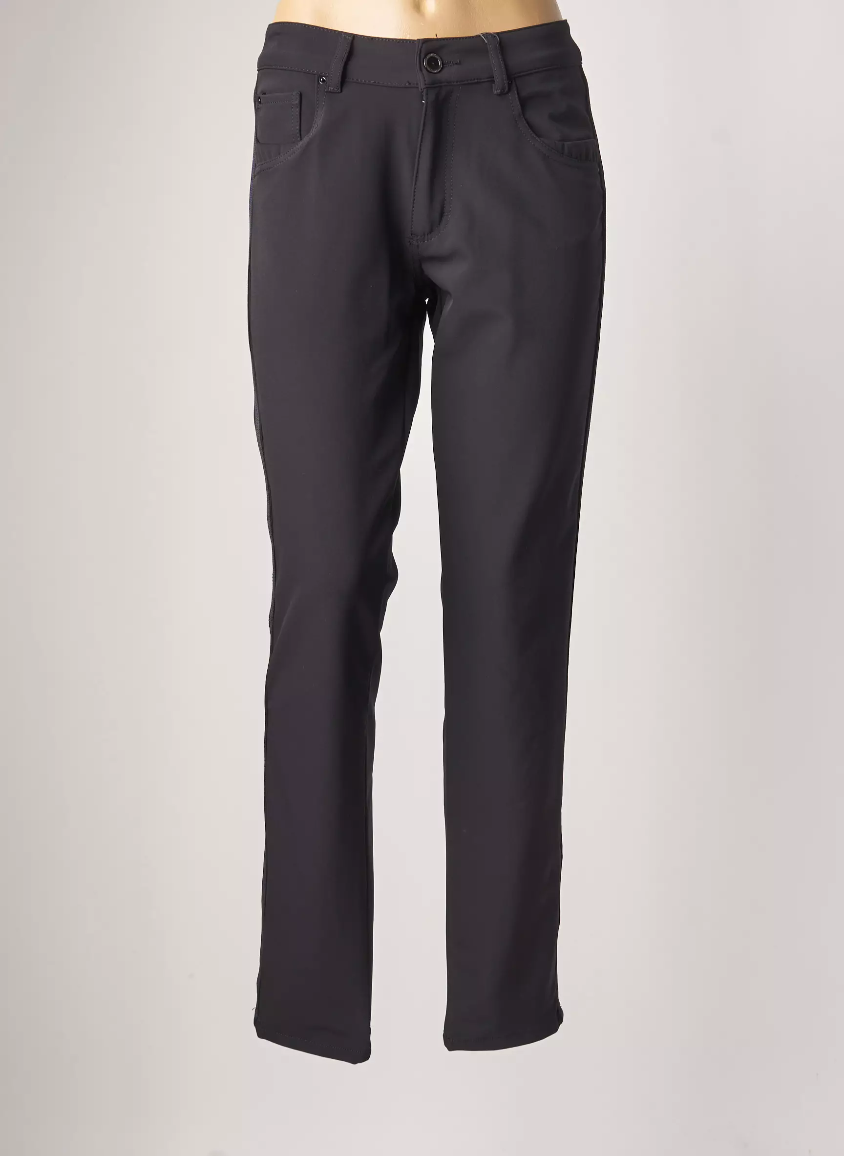 Para Mi Pantalons Slim Femme couleur noir
