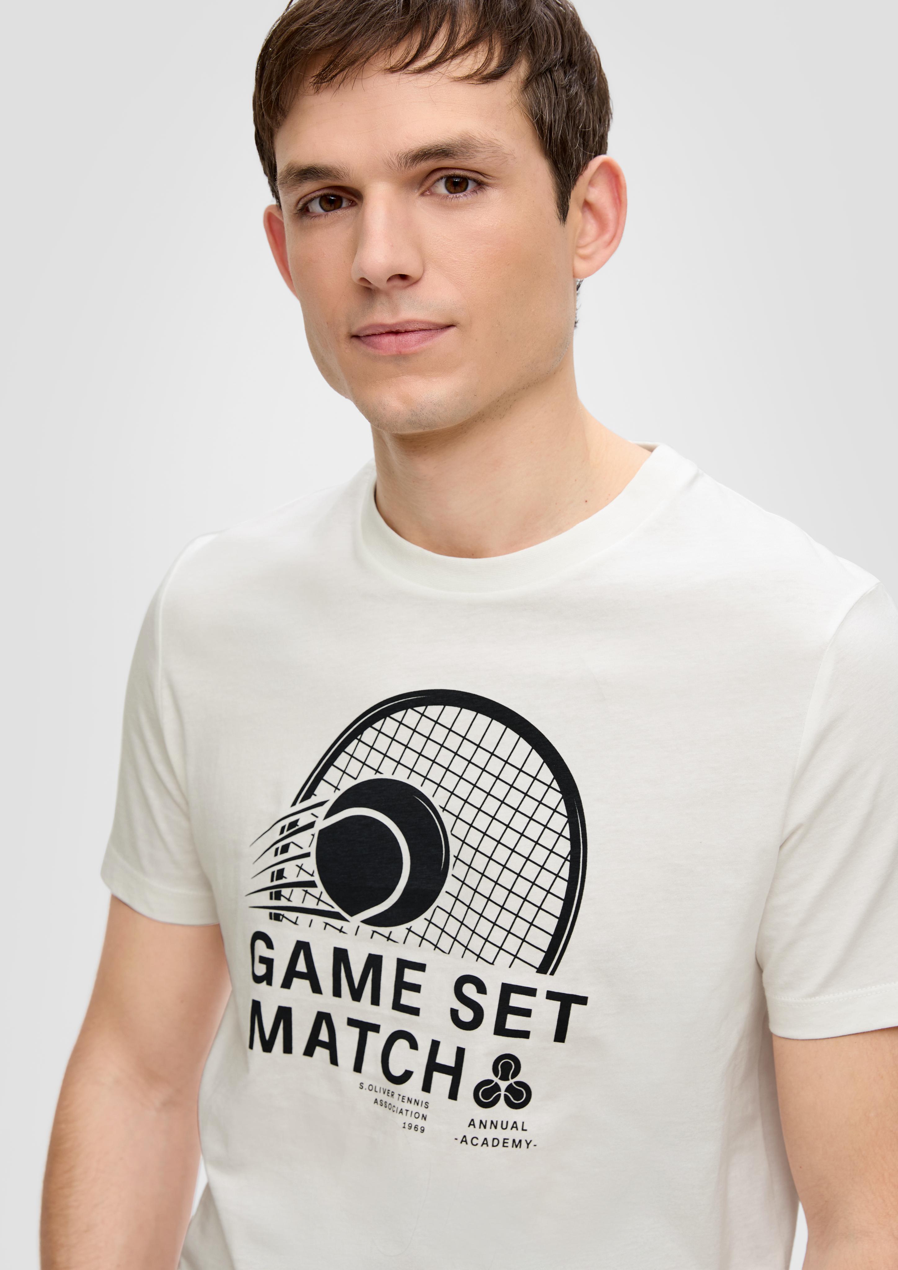 T-Shirt mit Frontprint  2141461-01D3