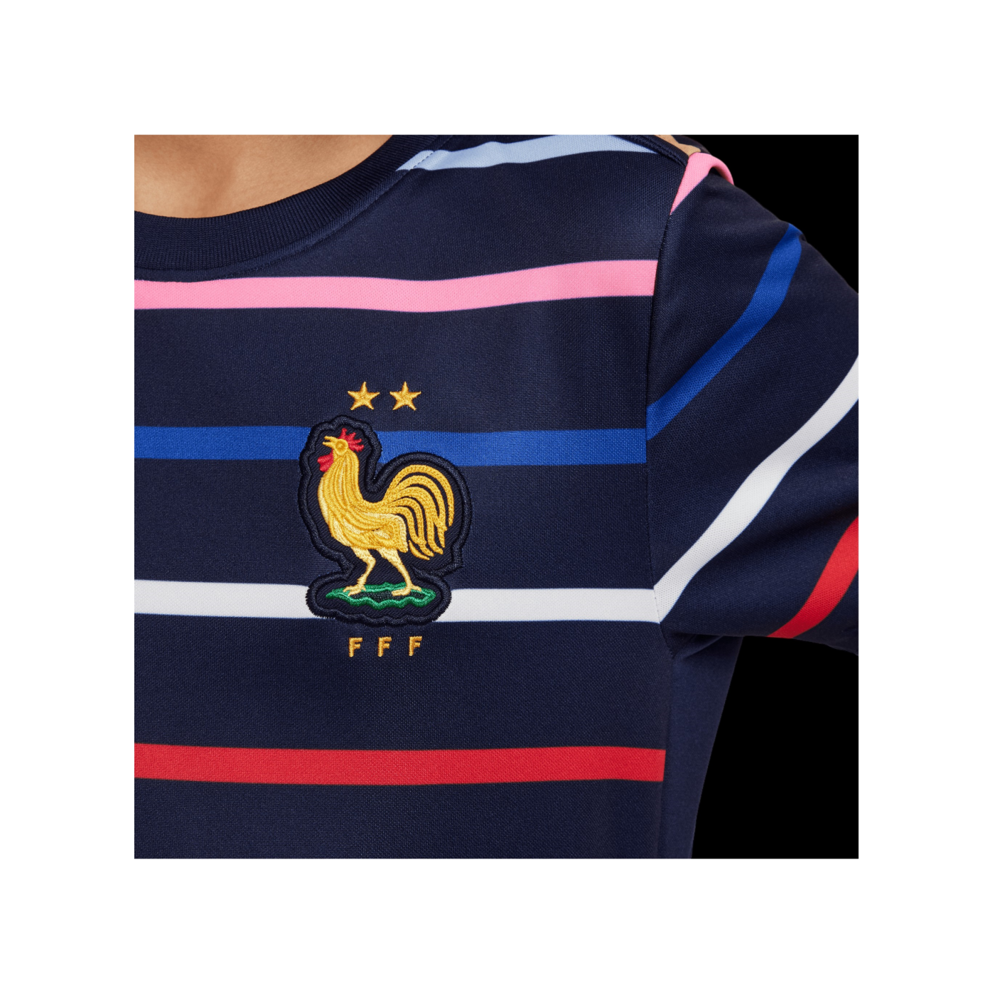 Nike Frankreich Prematch Shirt EM 2024 Kids Blau F499