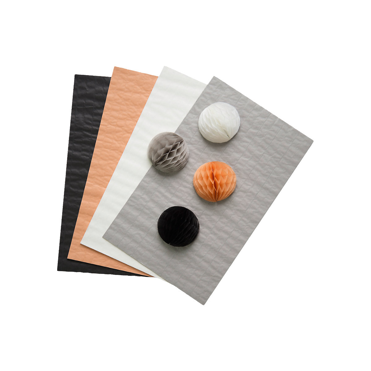 Wabenpapier 30 Lagen, 20 x 33 cm, 4 Bogen classic