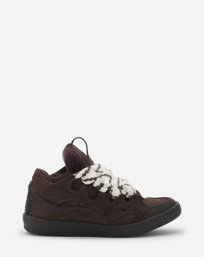 SNEAKERS CURB EN CUIR