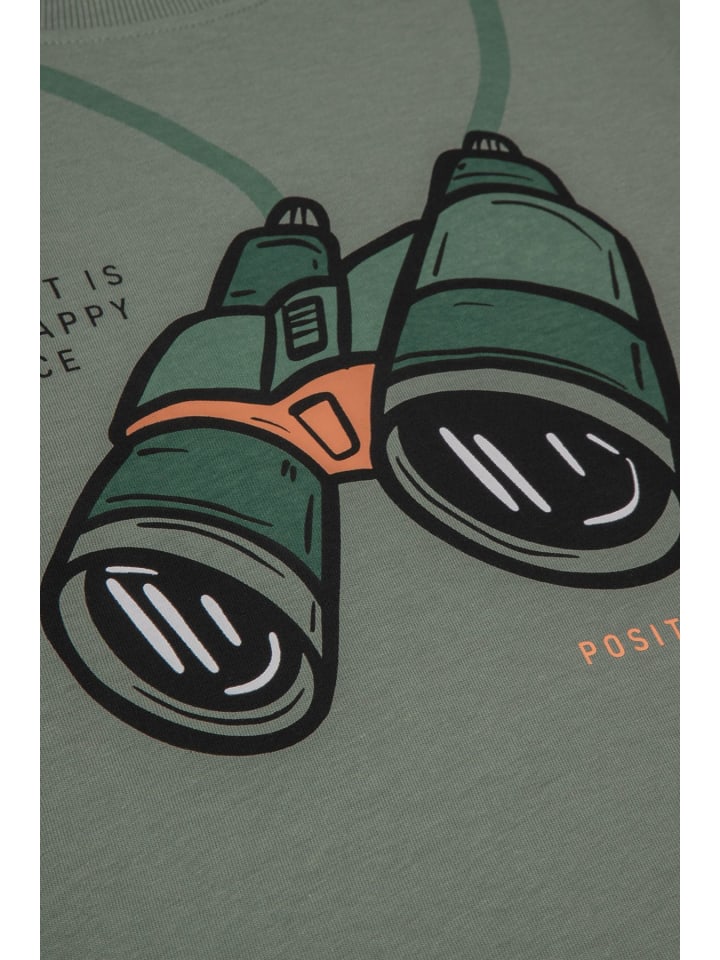 Coccodrillo T-shirt mit langen Ärmeln in khaki günstig kaufen
