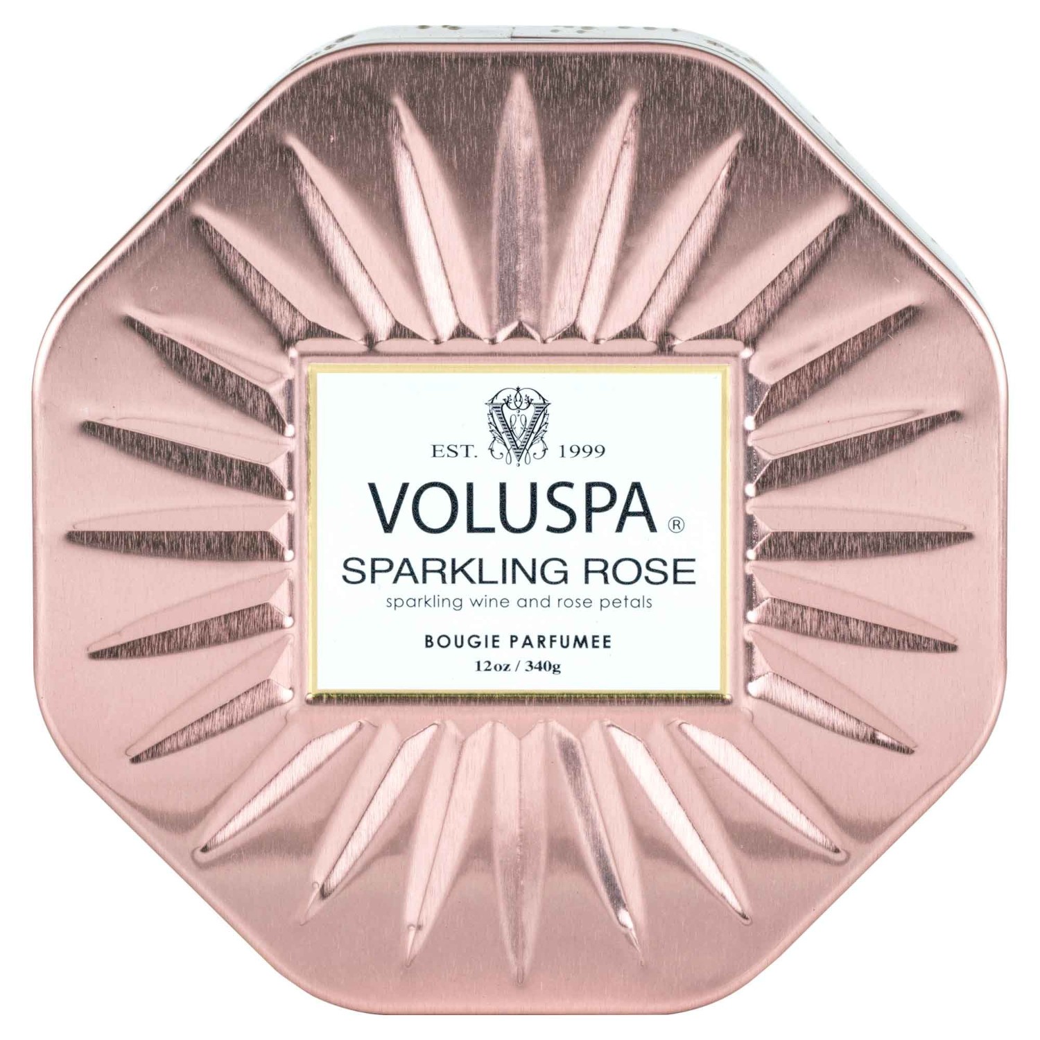 VOLUSPA nyolcszögletű fémdoboz