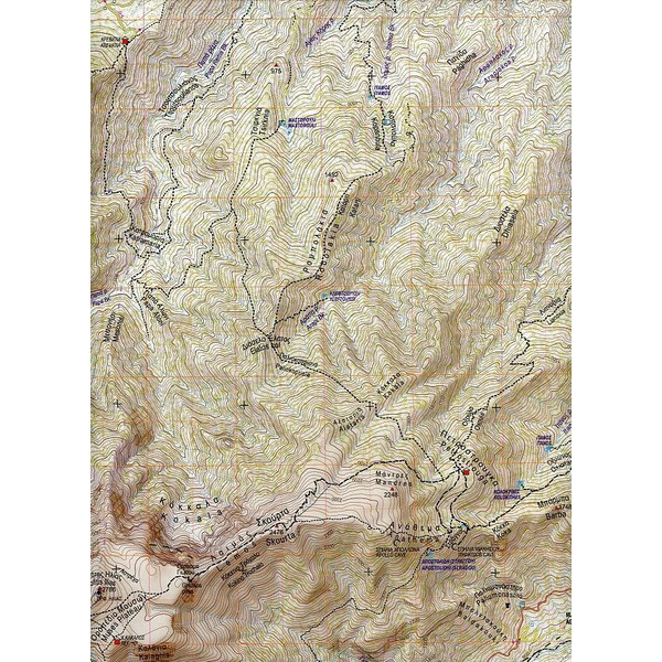 Olymp / Mt Olympus 1 : 25 000 - Wanderkarte