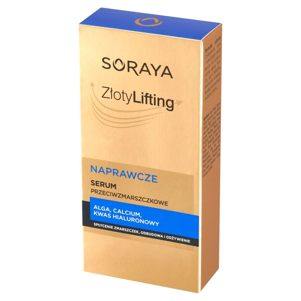 „Soraya Golden Lifting“ atkuriamasis serumas nuo raukšlių 70+ 30 ml