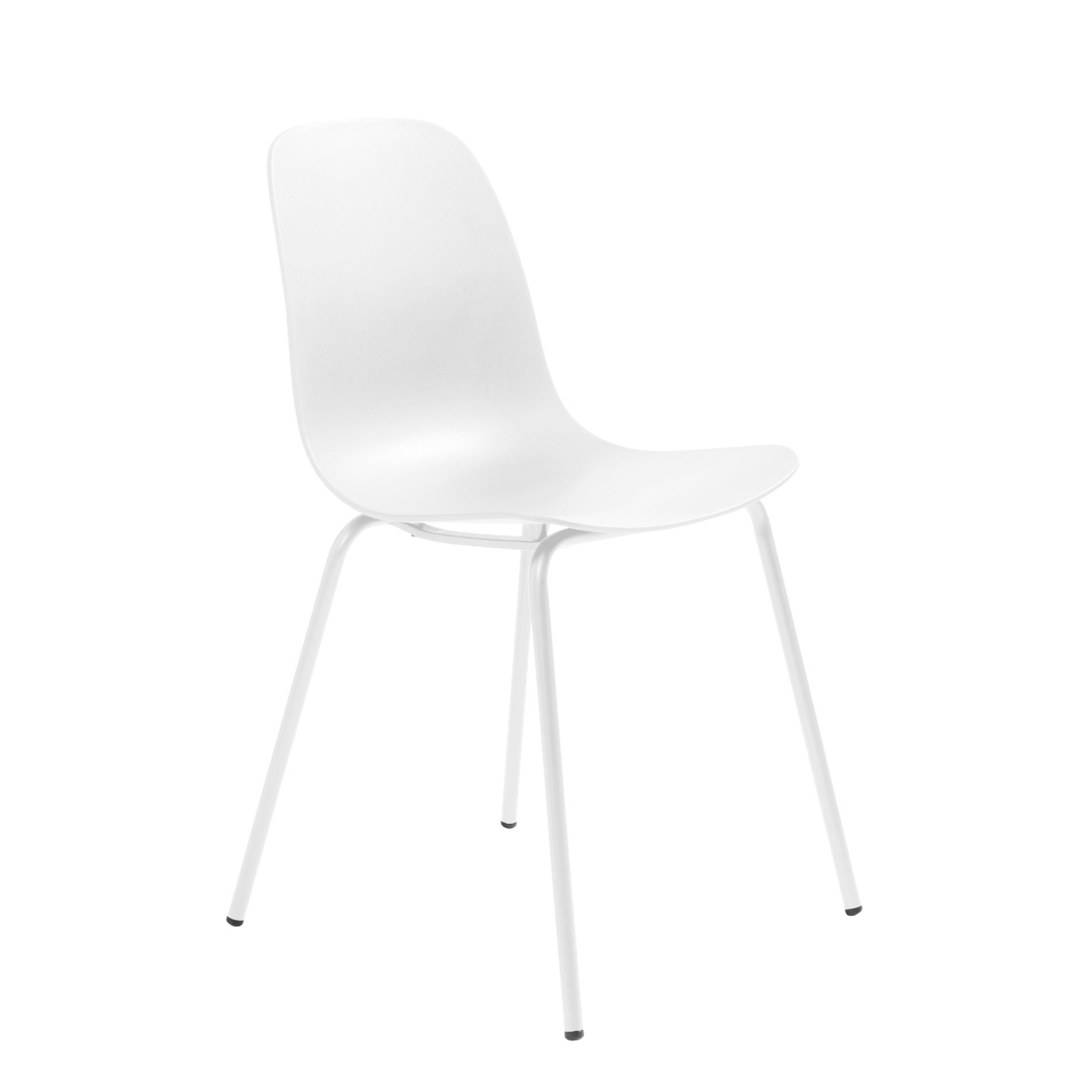 Trendstore Schalenstuhl Urix, Esszimmerstuhl, Metallgestell und Kunststoffsitzschale, Wählbar in den Farben 'dusty green', 'grey', 'petrol' oder 'white'