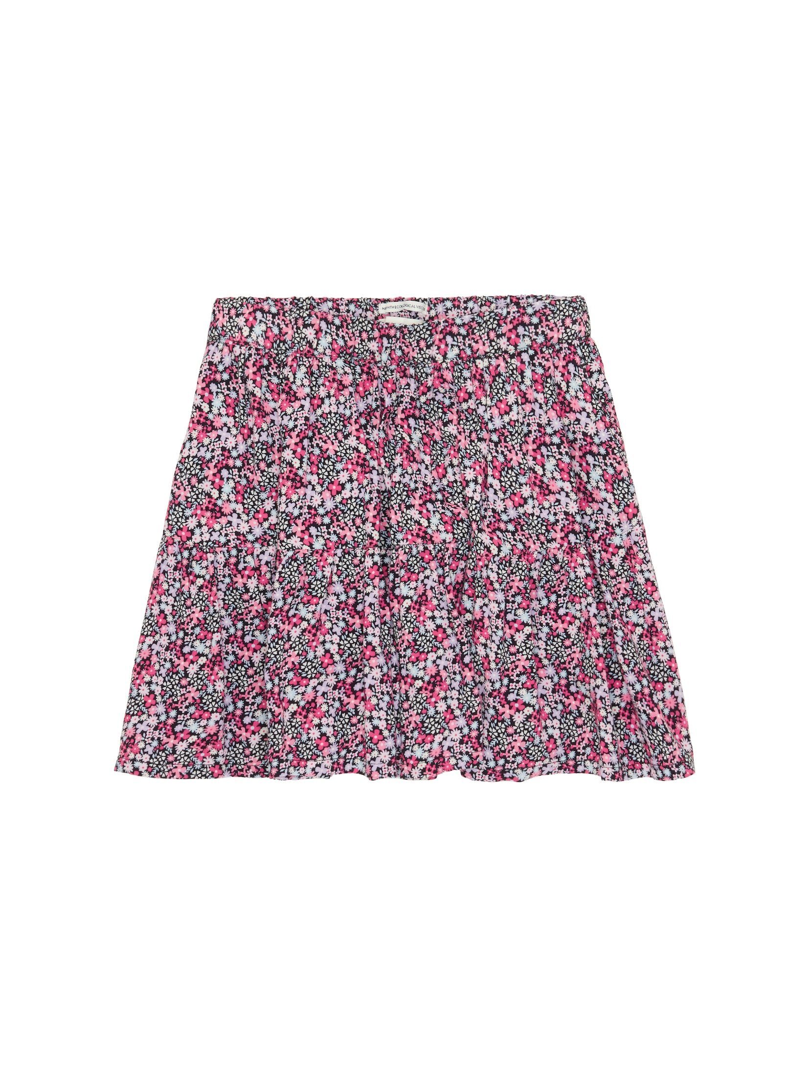 TOM TAILOR Meshrock Rock mit Blumenmuster