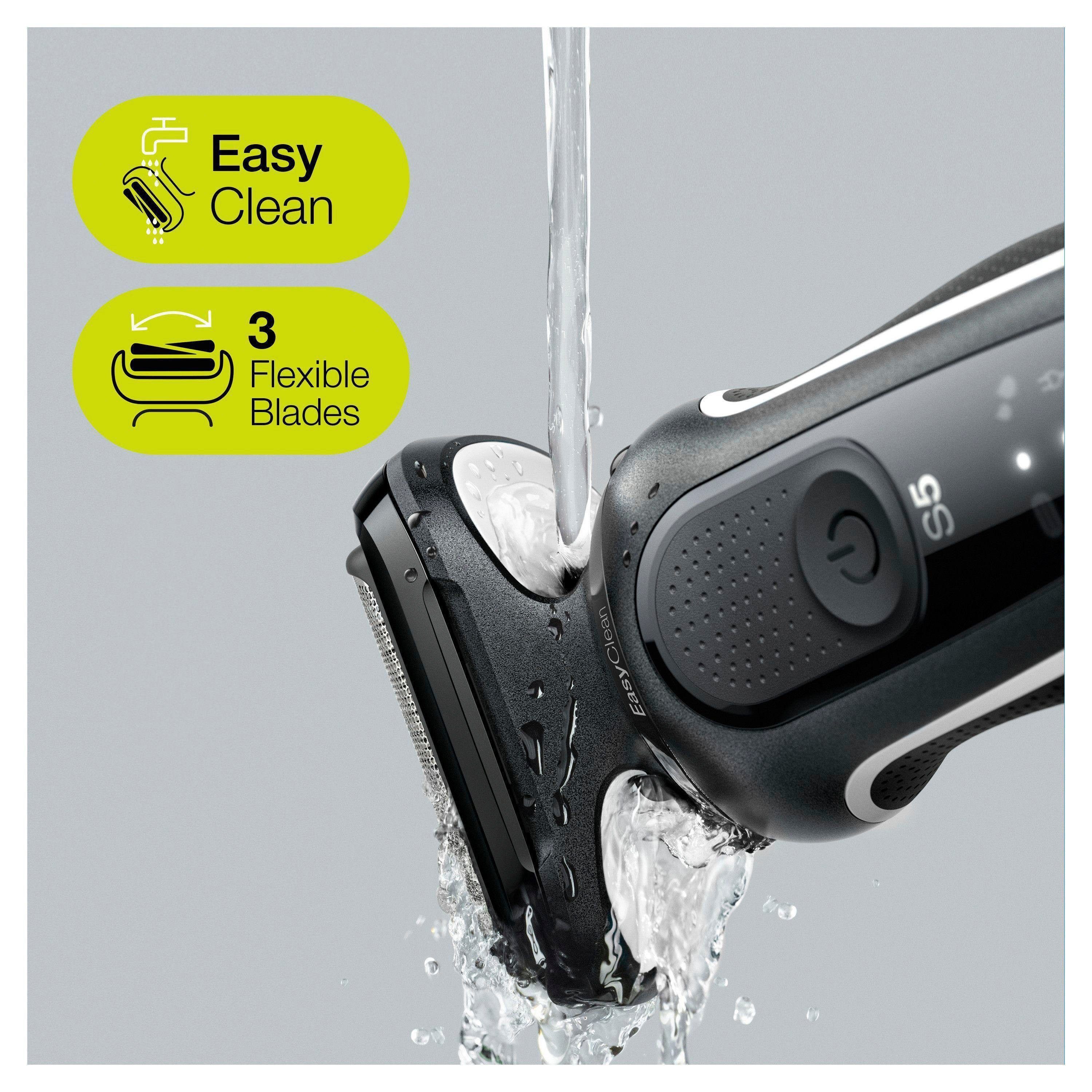 Braun Elektrorasierer Series 5 51-W1500s, Aufsätze: 1, EasyClick-Barttrimmer-Aufsatz, Wet&Dry