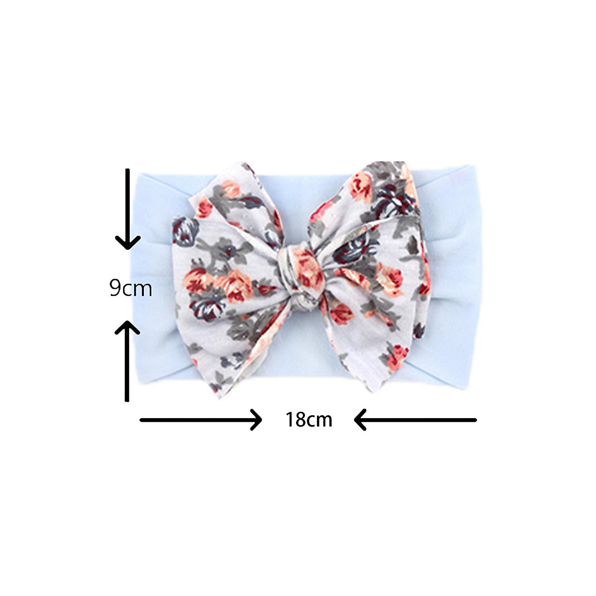 Elastisches Stirnband für Kinder Haarschmuck im Boho-Stil mit Blumen-Haarschmuck, Schleife für Kinder Haarschmuck