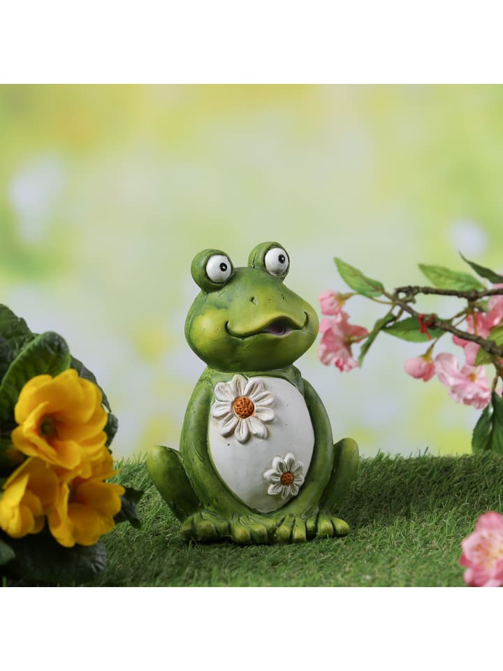MARELIDA Gartenfigur Frosch Freddi Tierfigur für Beet Gartendeko H: 16cm grün günstig kaufen onesize