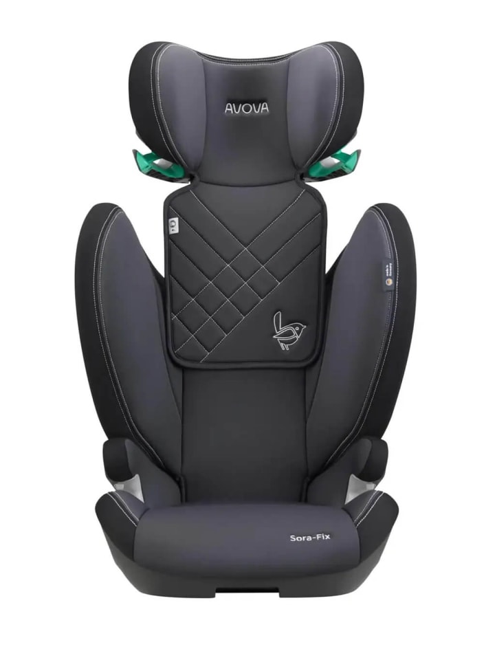 AVOVA Avova Sora-Fix Kindersitz 100 cm  - 150 cm / 4-12 Jahre - Farbe: Grey & Black günstig kaufen onesize
