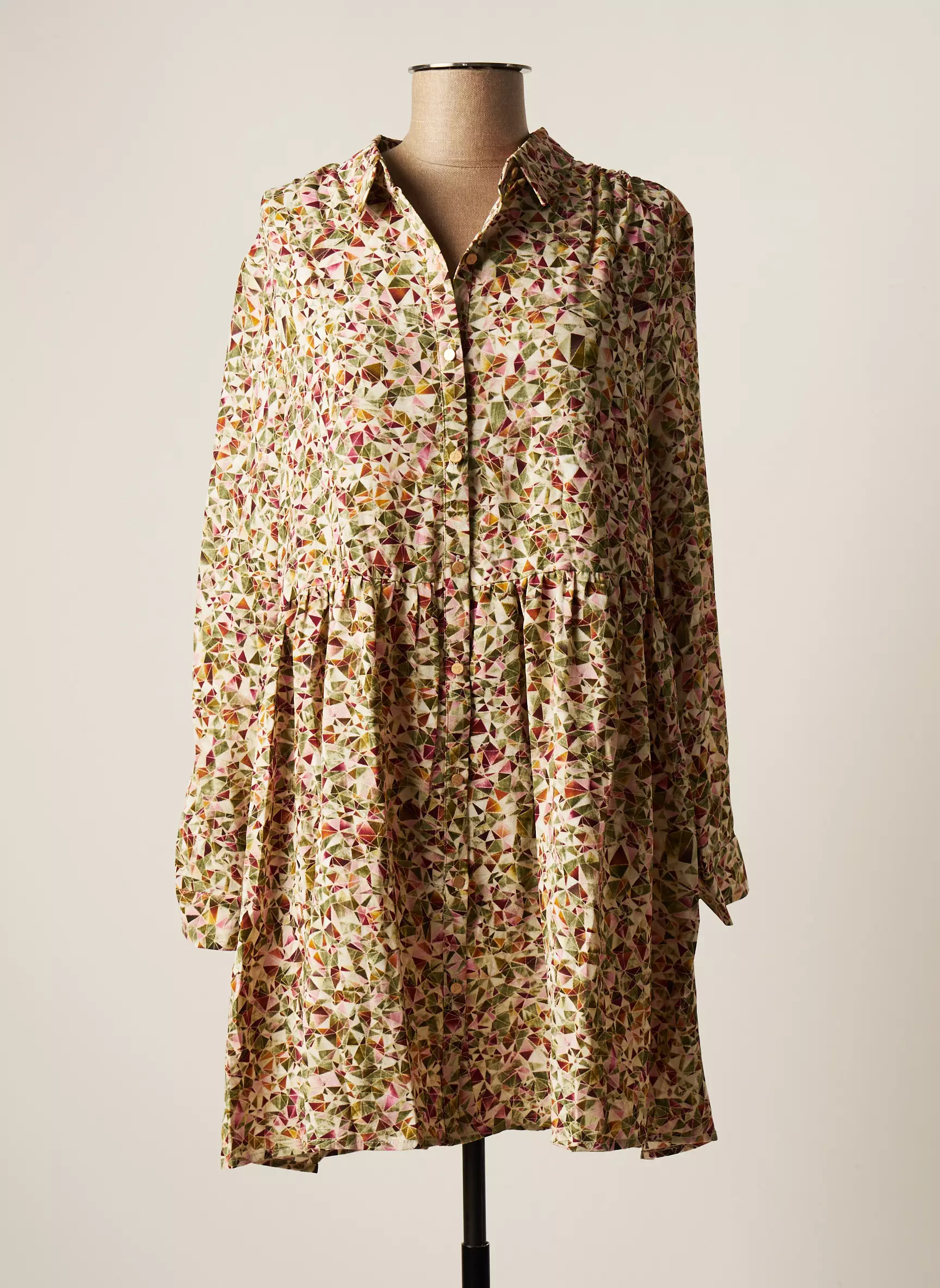 Sarah John Robes Courtes Femme couleur vert