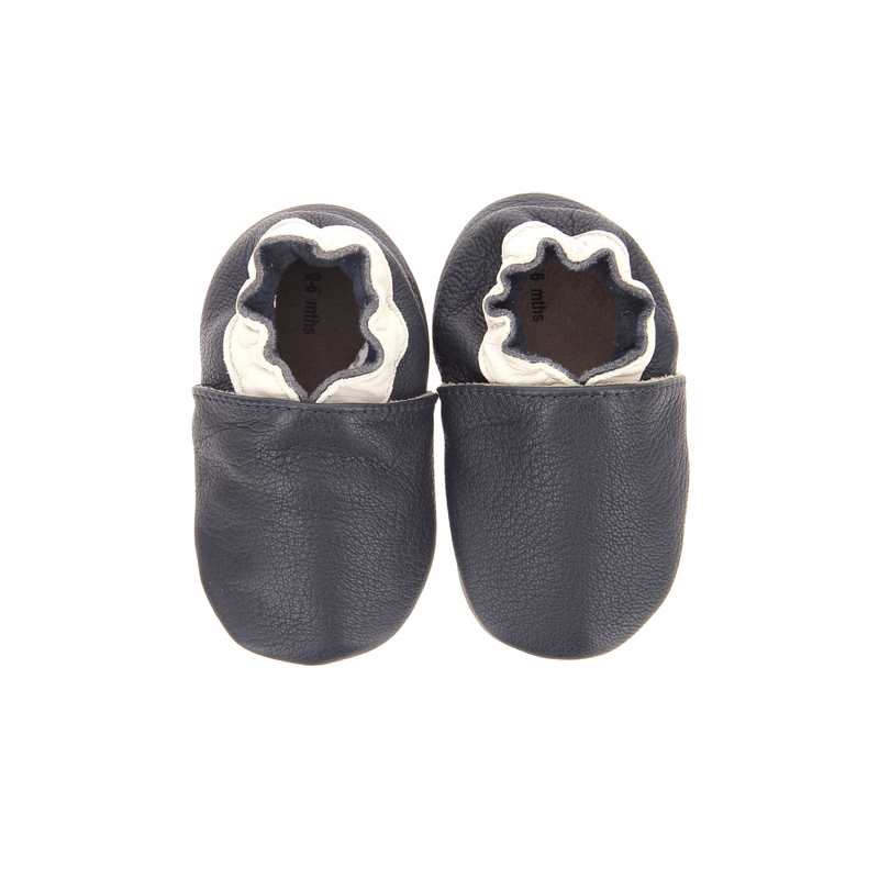 Chaussons cuir tannage vegetal Coddle Baby