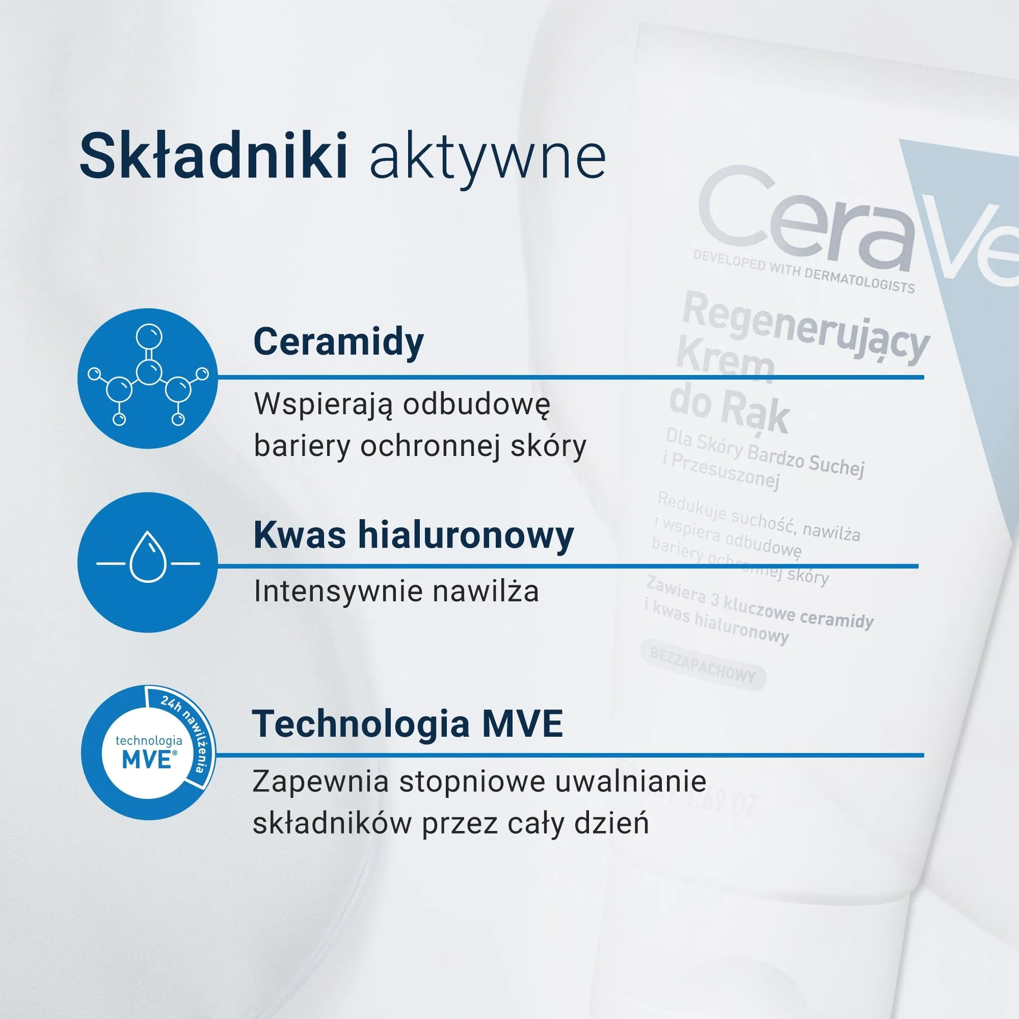 CeraVe регенеративна крема за руке за веома суву кожу 50 мл