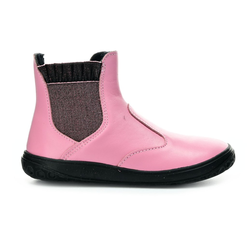 Jonap Igy hellrosa Chelsea Winterbarfußschuhe