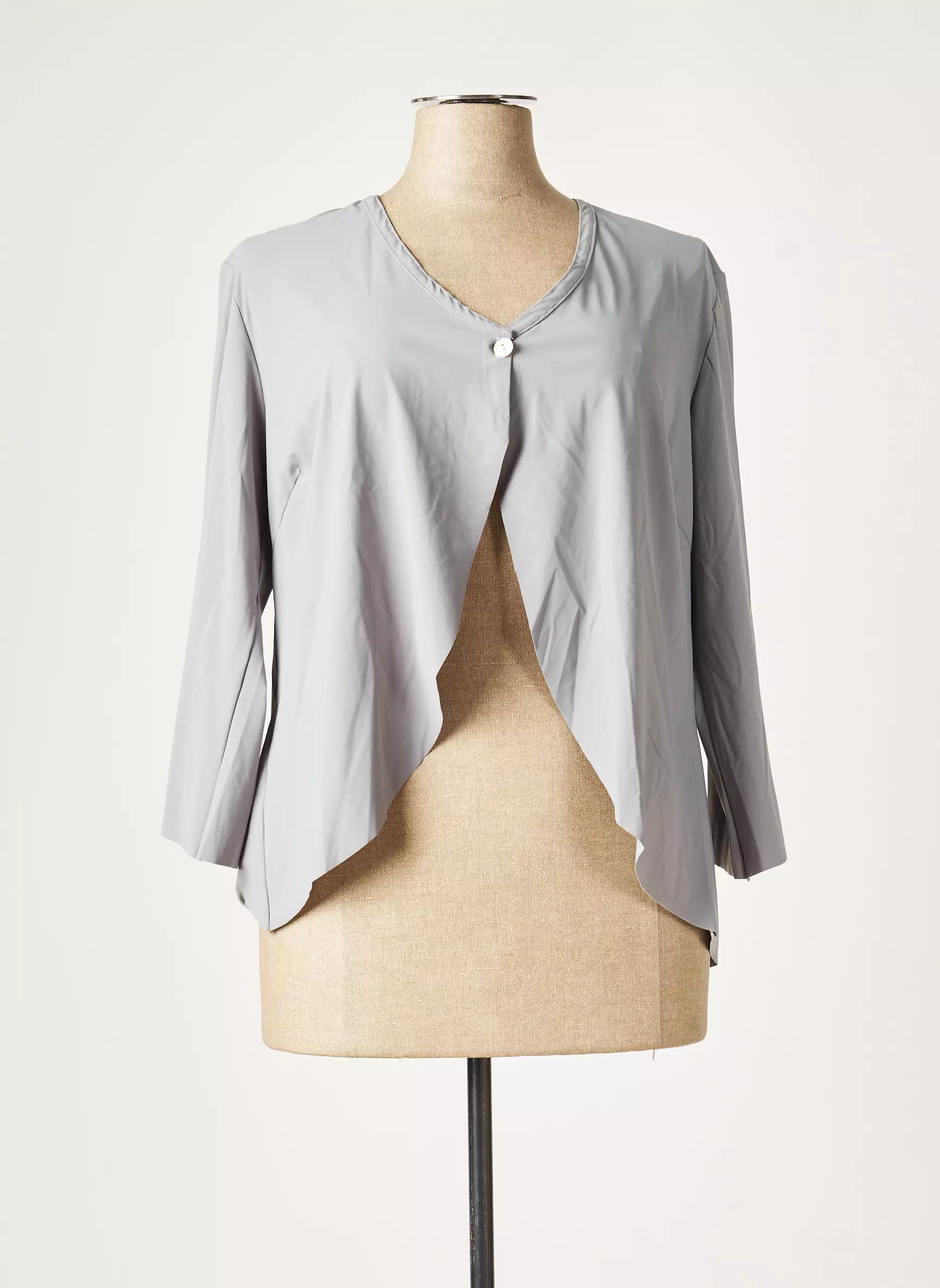 Christian Marry Vestecasual Femme couleur gris