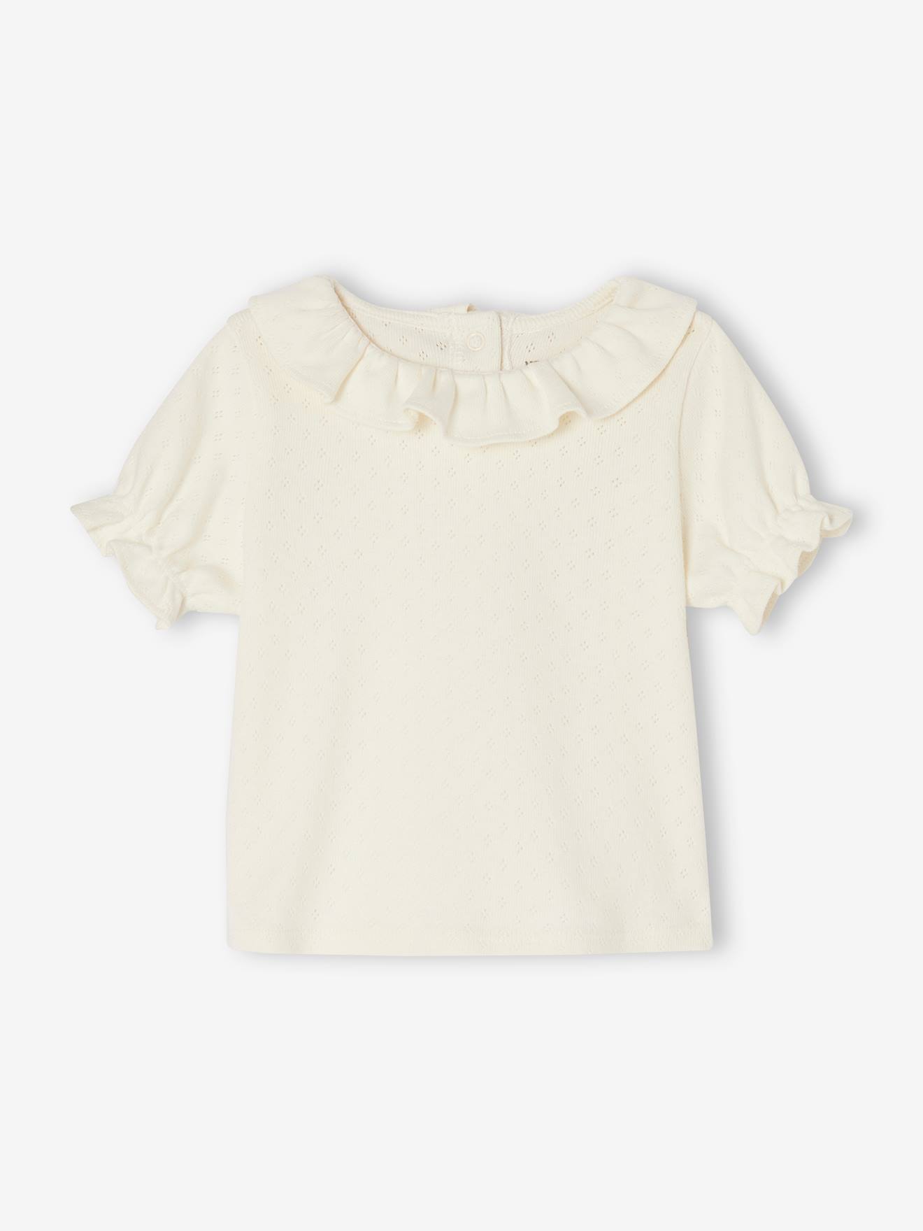 Vertbaudet 2er-Pack Baby T-Shirts aus Bio-Baumwolle - rosa nude