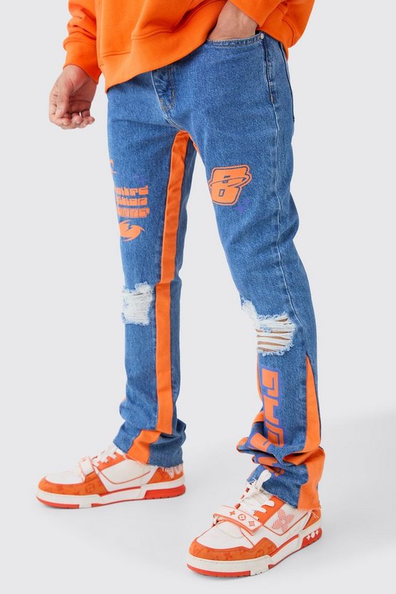 Skinny Schlaghose