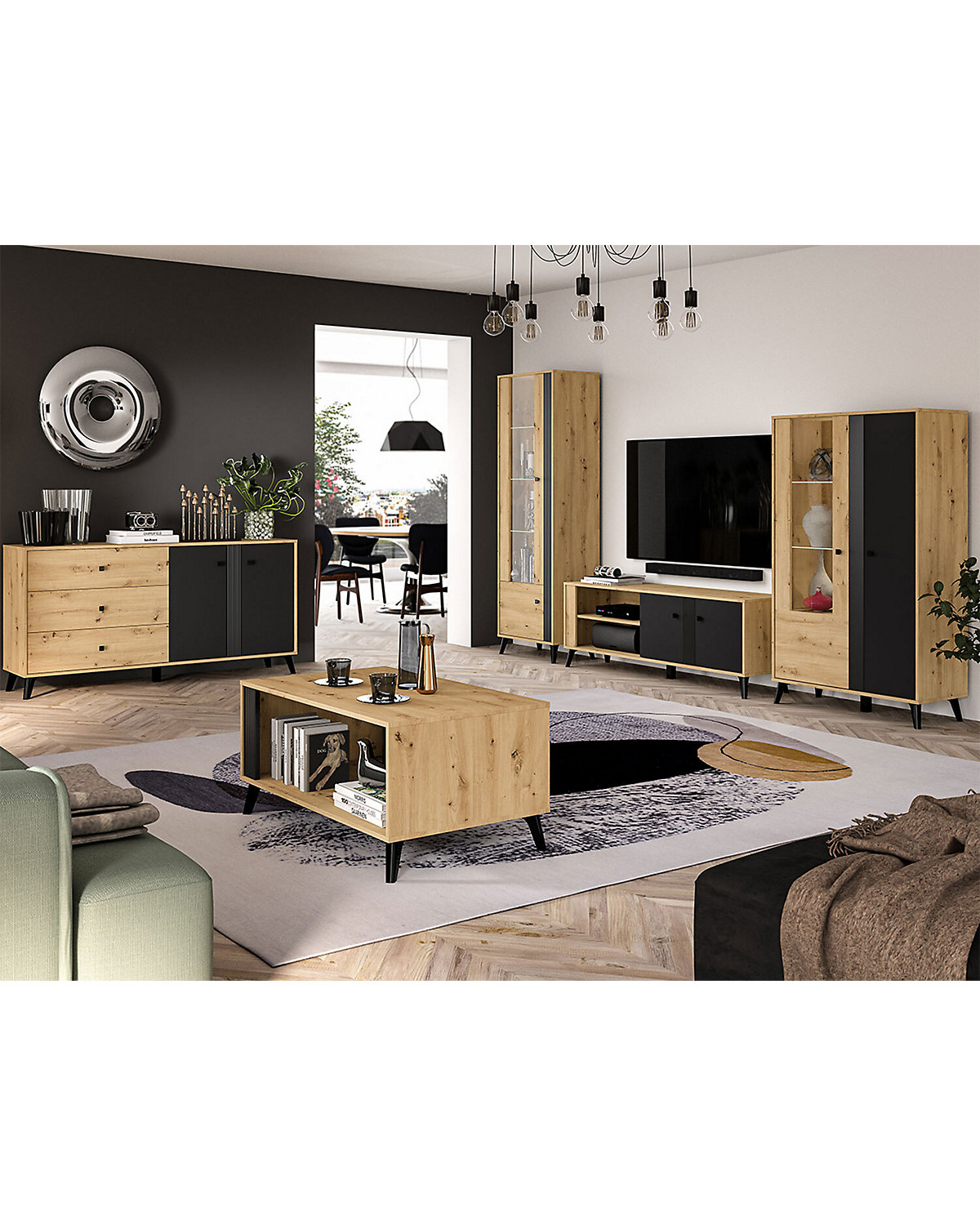 Kleiderschrank Elizabeth Garderobenschrank 92x54x191cm