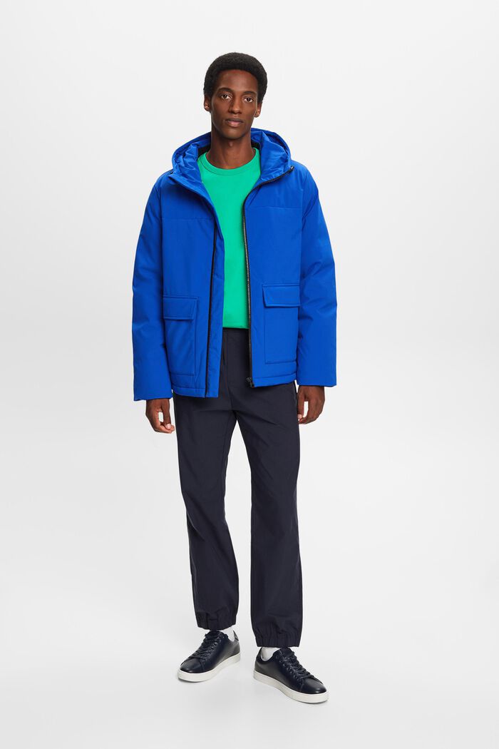 Daunenjacke mit Kapuze