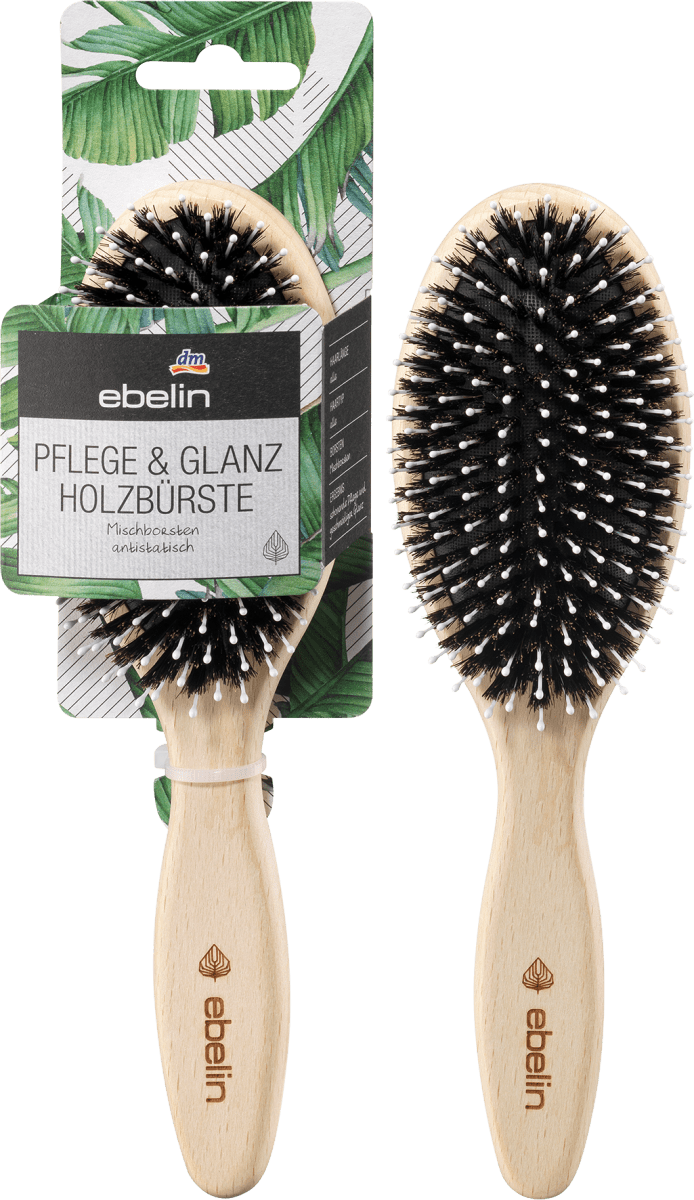 nature Pflege & Glanz Holzbürste oval, 1 St