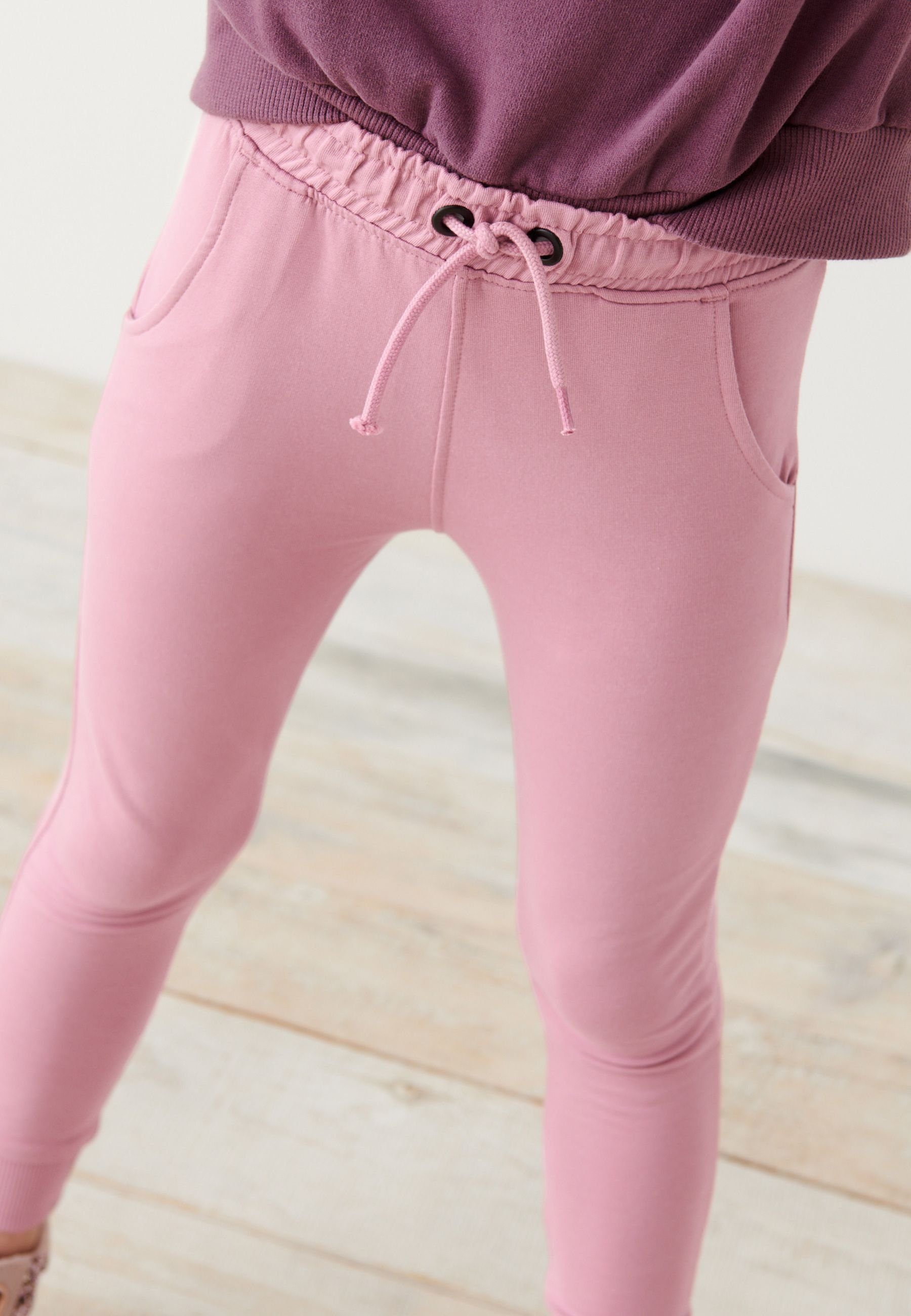 Next Jogginghose Skinny Fit Jogginghose mit hohem Bund (1-tlg)